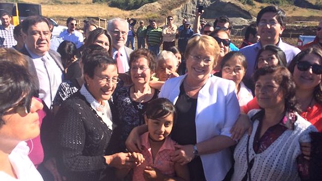 Bachelet en Chiloé: 
