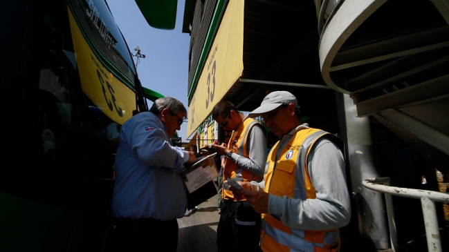 Infracciones en buses interurbanos disminuyeron en un 5,5 por ciento