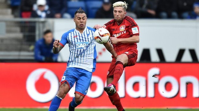 Hoffenheim igualó ante Bayer Leverkusen y sigue en zona de descenso en Alemania