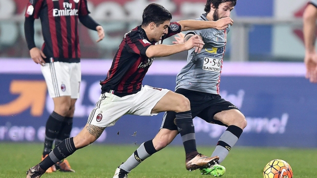AC Milan tomó ventaja sobre el sorprendente Alessandria en semis de Copa Italia