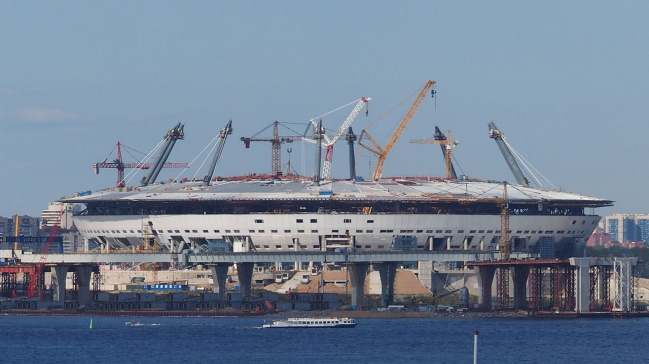 Detectan grietas en el estadio del Zenit que albergará semifinal Mundial 2018