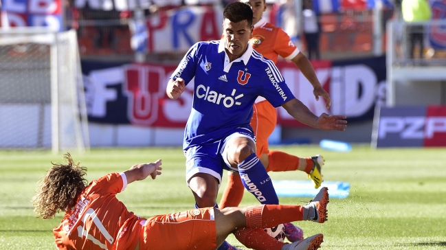 Cuerpo técnico de U. de Chile optó por cuidar a Gonzalo Espinoza