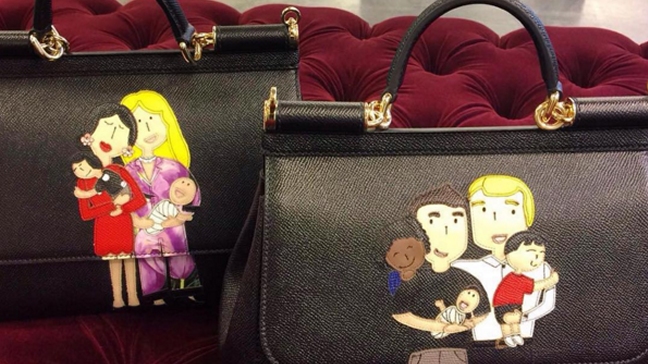 Dolce&Gabbana sorprendió con creaciones con dibujos de familias homosexuales