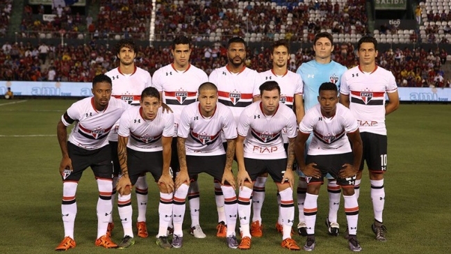 Eugenio Mena jugó en empate de Sao Paulo ante Red Bull Brasil