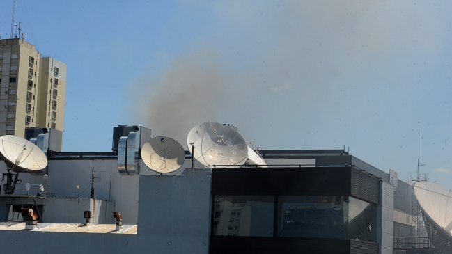 Incendio afectó las instalaciones de Canal 13 de Argentina