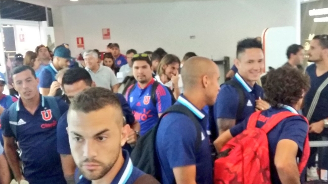 U. de Chile llegó a Punta del Este para enfrentar a River Plate de Montevideo