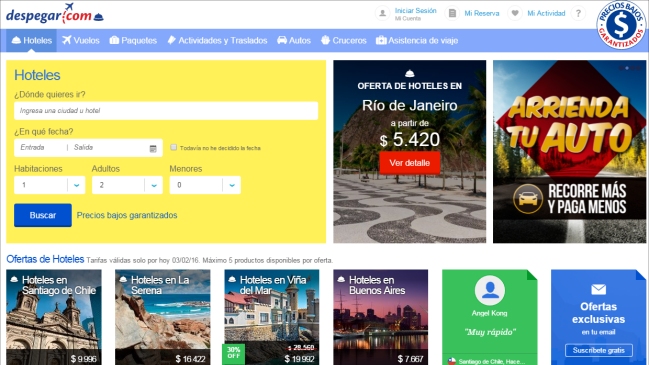Despegar eliminó cláusulas abusivas tras mediación del Sernac