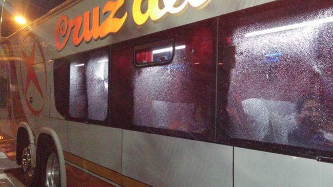 Bus de pasajeros fue baleado en la Región del Maule