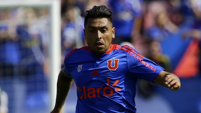 Gonzalo Jara será baja en U. de Chile por dos a tres semanas
