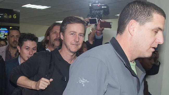 Evo Morales recibirá al actor Edward Norton en el Palacio Quemado