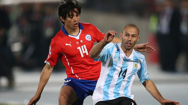 Javier Mascherano: Chile tiene grandes jugadores y seguirá siendo competitivo