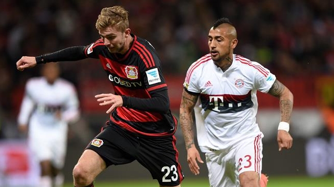 Arturo Vidal volvió a ser titular en trabajado empate de FC Bayern Munich ante Bayer Leverkusen