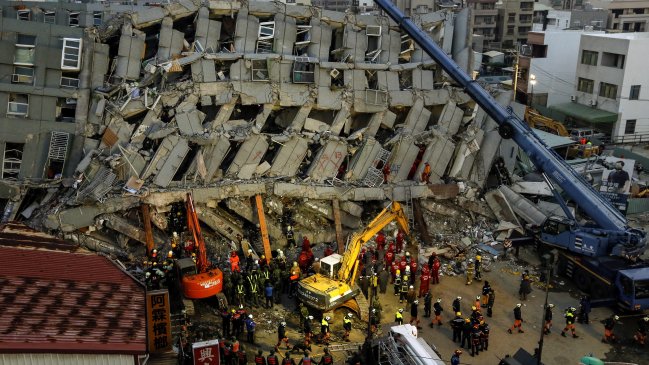 Taiwán acelera el rescate para salvar a posibles sobrevivientes del terremoto