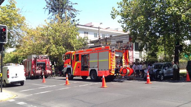 Cuatro lesionados dejó un accidente vehicular en Providencia