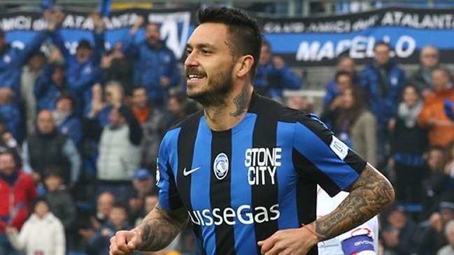 Mauricio Pinilla volvió a ser titular en empate de Atalanta ante Empoli por la liga italiana