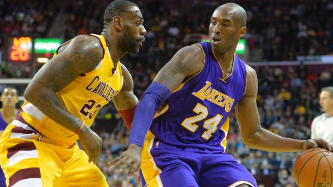 LeBron James y Kobe Bryant se enfrentaron por última vez en la NBA