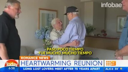   Fueron pareja durante la II Guerra Mundial y se reencontraron 70 años después 