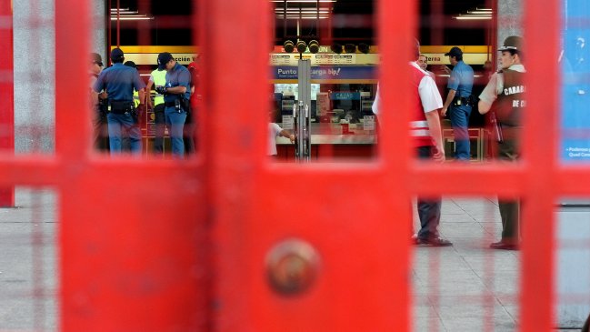 Estación Parque O'Higgins del Metro fue cerrada casi una hora por disturbios