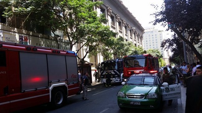 Incendio afectó a dependencias del Banco Central