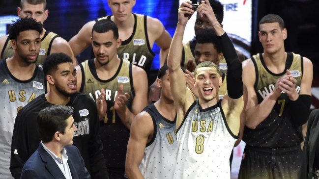 Las futuras estrellas de Estados Unidos superaron a Resto del Mundo