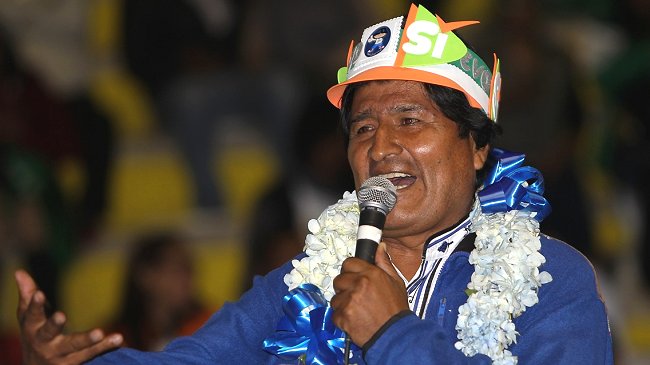 Evo Morales dijo que quienes no apoyan su reelección 