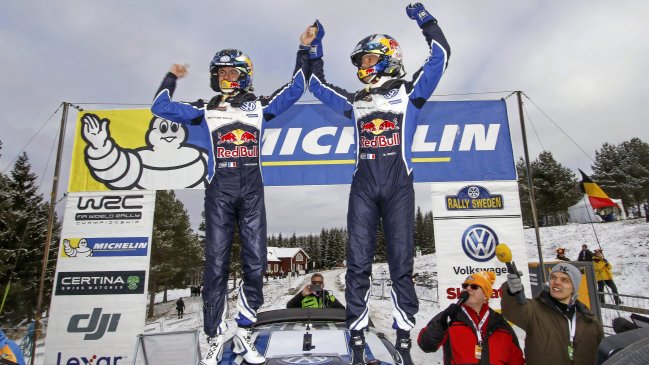 El francés Sebastien Ogier se quedó con el Rally de Suecia
