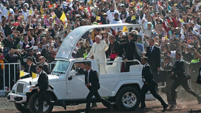 El papa denunció en Ecatepec que existe 