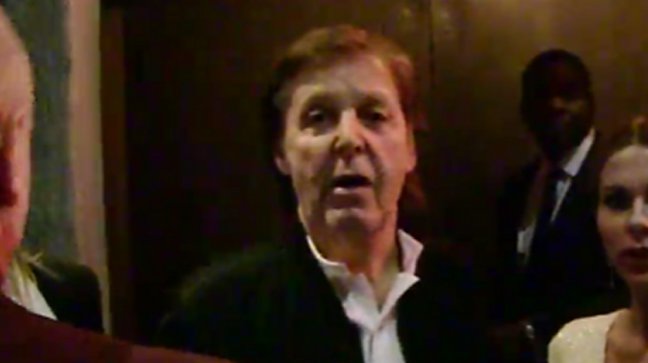 Paul McCartney fue rechazado en fiesta después de los Grammy