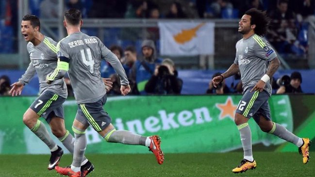 Real Madrid logró un importante triunfo en su visita a Roma por la Champions