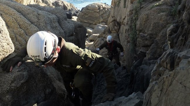 Continúa búsqueda de hombre de 61 años que cayó al mar en Concón