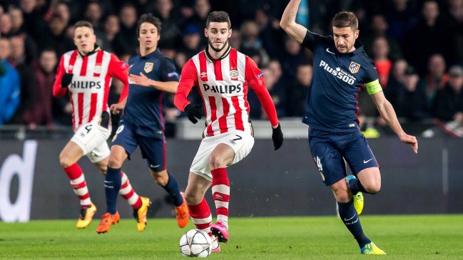 Atlético de Madrid rescató un empate ante PSV por la Champions League