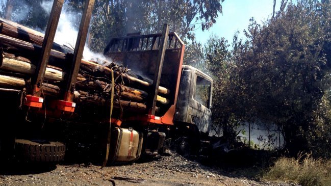 Desconocidos atacaron fundo de la Forestal Mininco en Región de Los Ríos