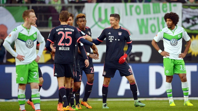 FC Bayern dio cuenta de Wolfsburgo y sigue imparable en la Bundesliga alemana
