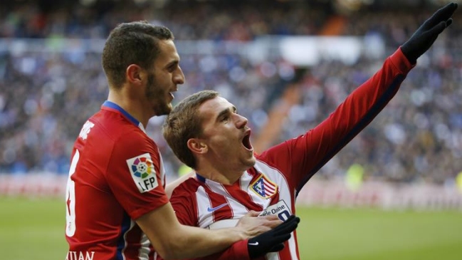 Atlético batió a Real Madrid y se quedó con el derbi capitalino