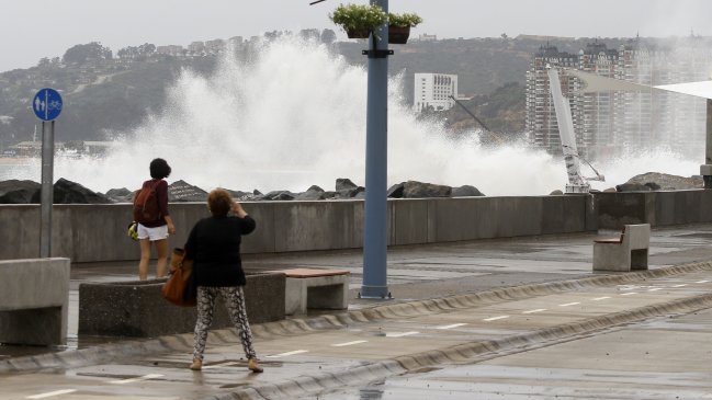 Este martes reaparecerán las marejadas en costas de la Región de Valparaíso