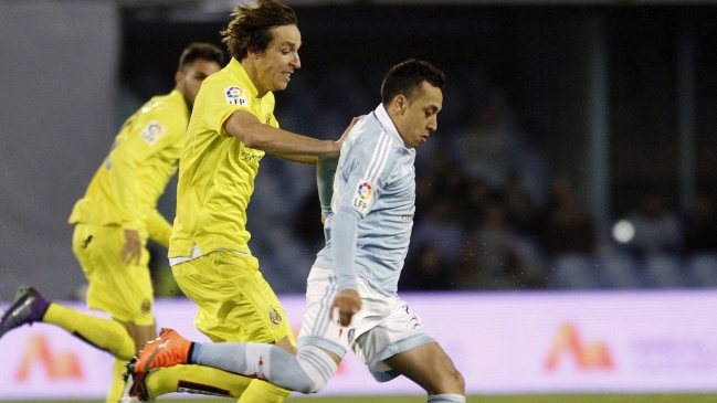 Díaz y Orellana fueron titulares en empate de Celta ante Villareal por la liga española