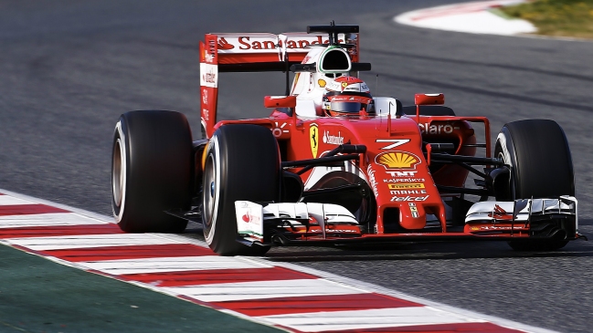 El Ferrari de Raikkonen superó la mejor marca de Vettel en Montmeló