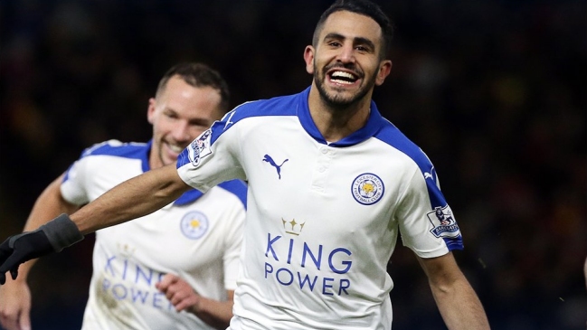 Leicester City aseguró el liderato en la liga inglesa tras vencer a Watford