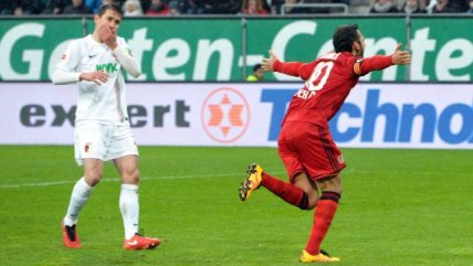 Bayer Leverkusen empató con Augsburgo en las postrimerías del partido