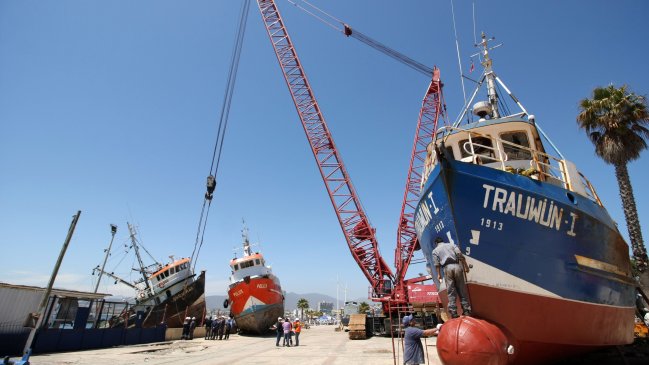 Avanzan obras de reconstrucción de la caleta pescadores de Coquimbo