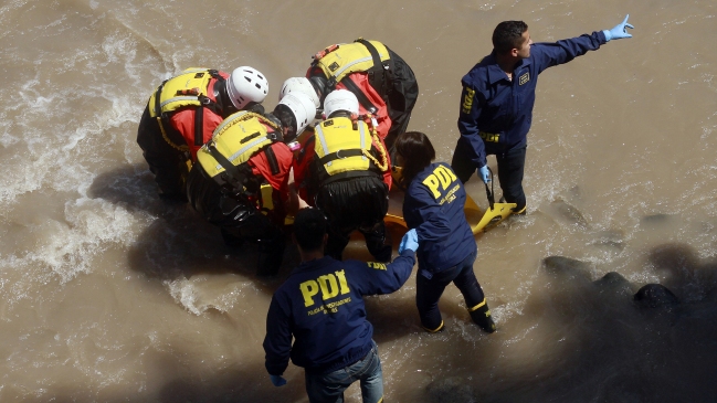 PDI encontró nuevos restos de cuerpo descuartizado en río Mapocho