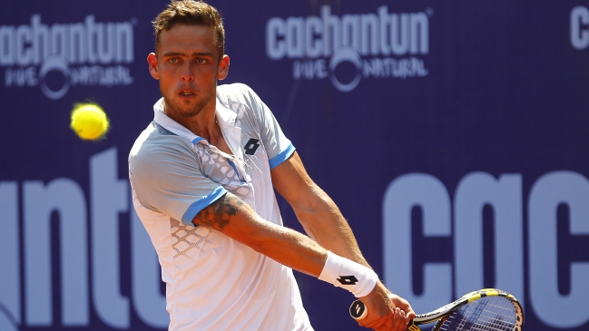 Juan Carlos Sáez también cayó en primera ronda en el Challenger de Santiago