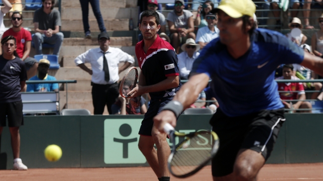 Peralta y Podlipnik llevaron su festejo en dobles al Challenger de Santiago