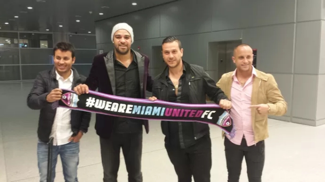 Adriano aterrizó en Florida para sumarse a Miami United
