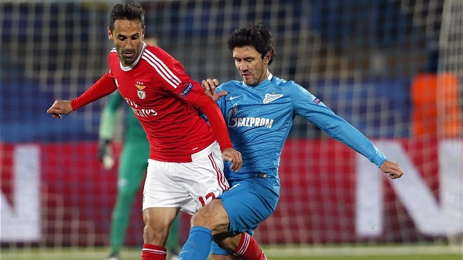 Benfica derrotó a Zenit y avanzó a cuartos de final en la Champions League
