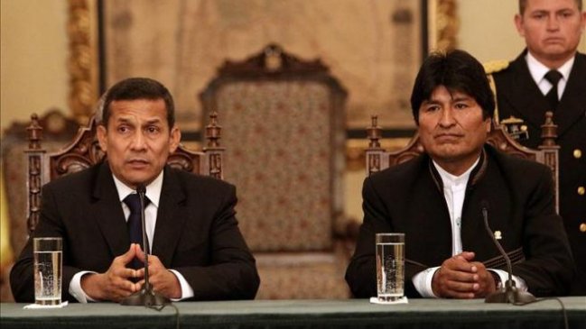 Evo Morales afirmó que Perú apoya su propuesta de ferrocarril bioceánico