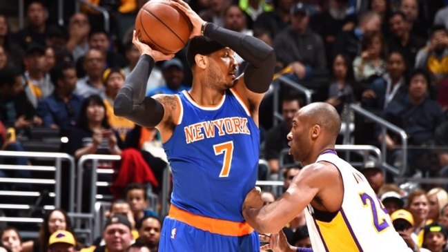 New York Knicks venció en la agonía a Los Angeles Lakers en la NBA