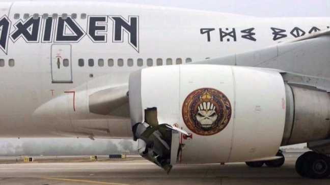 Avión de Iron Maiden estará listo el 23 de marzo