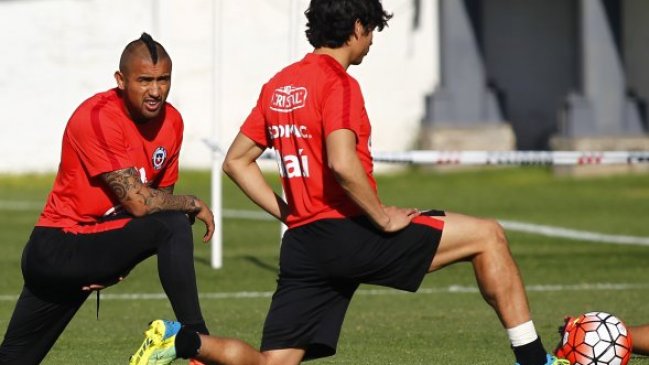 La selección chilena continúa con sus prácticas de cara al duelo ante Argentina