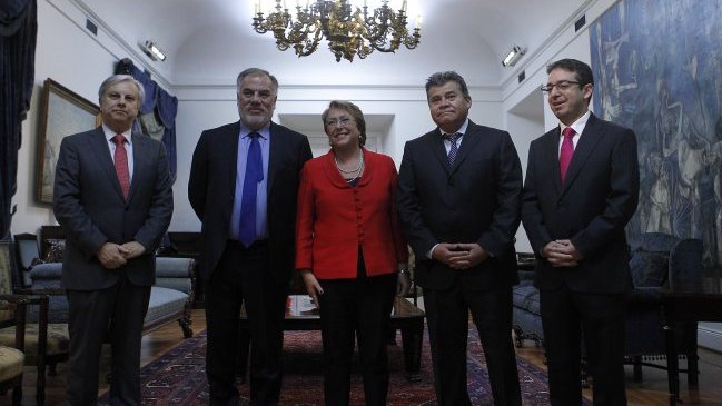 Presidenta Bachelet recibió a nueva mesa directiva de la Cámara de Diputados